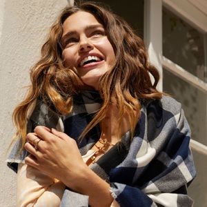 Plush Ultra Soft Fleece Plaid Scarf